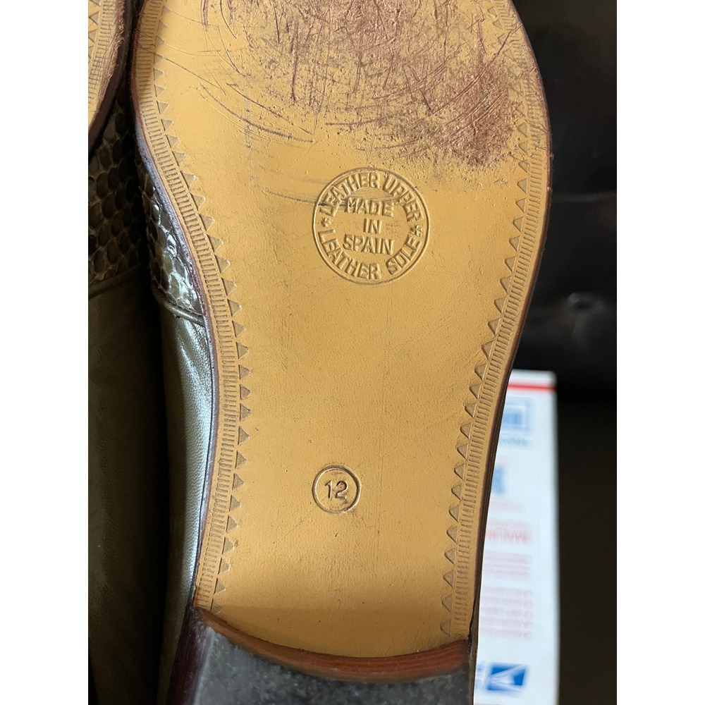 Aurelio Garcia Python Leather Loafers - Picture 7 of 8